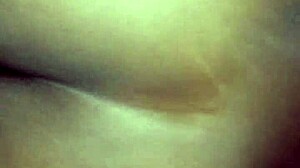 Fat ebony slut rides black cock bareback, making him cum twice in her pussy