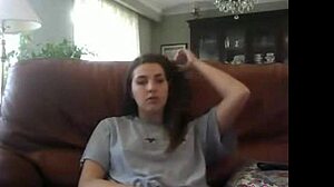 Watch this hot girl show her pussy on webcam?