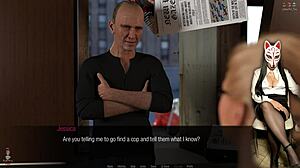 Long legs tease old dude's crotch in John ep 32.