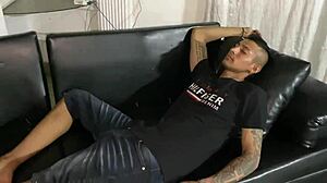 Stepsister asks for massage pretext to get fucked hard and cum