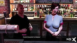 Bosses grope butts in 3d cartoon fashion business