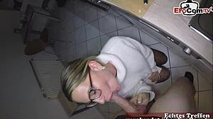 German Amateur MILF With Big Tits Fucks In Kitchen POV