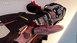 Hey, wanna see this naughty futa girl in wild 3D action?