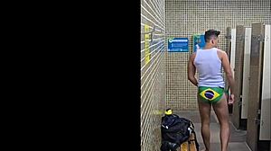 Sex in the bus terminal bathroom feels wild