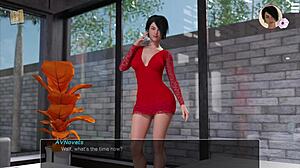 suggestive hentai game with big cocks and ass in doggystyle and cowgirl positions