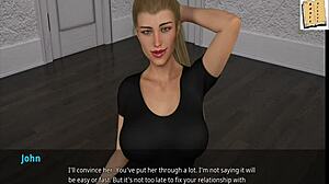 wow, that sexy blonde rides in cowgirl!