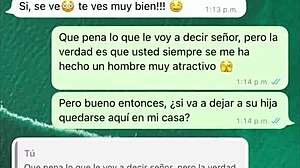 Tuve un chat hot por whatsapp con el padrastro de mi mejor amiga y terminamos follando - tara rico