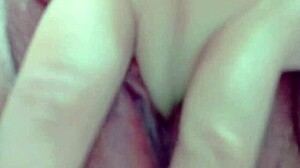 fingering my wet pussy and cumming hard