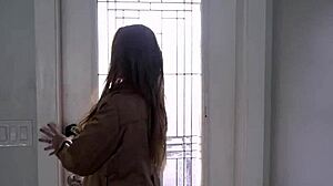 ginger babbi milf rides hard in cuckold split session