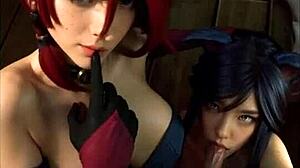league of legends miss fortune and ahri in uncensored cosplay hentai
