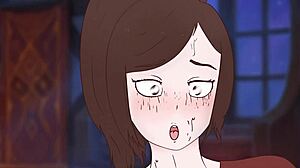 fake tarot cards force charlatan hentai girl from train to fuck magician in cartoon parody anime sex.