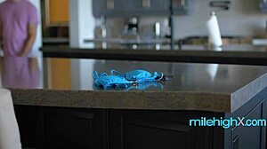 Stepuncle seems odd but charms with handsome face in hardcore action