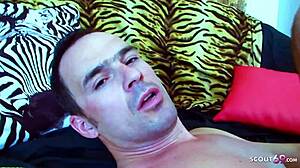 Short hair FEMDOM GIRLFRIEND PEGS and RIMJOBS her BOYFRIEND