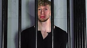 Young Jock Jesse Stone Feels Total Domination in BDSM Dungeon with Lactating Fetish