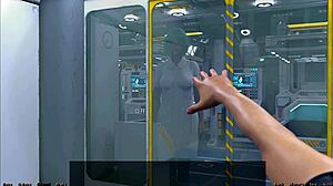 Stranded in Space: Waking Up to Curvy Hentai Tits