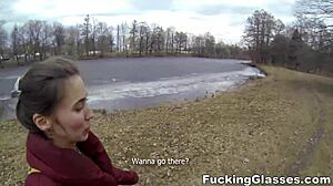 Fucking glasses leads to hot anal sex with squirrel!