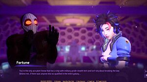 Hot Robot Slut In Subverse Episode Sucks Cock In Space With Big Tits