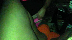 Samantha meets a stranger and sucks his big black cock passionately.