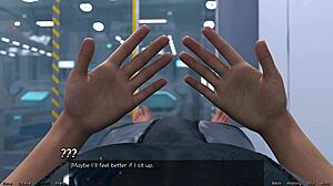 Stranded in Space: Waking Up to Curvy Hentai Tits