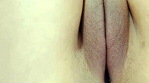 teen with a peachy shaved pussy