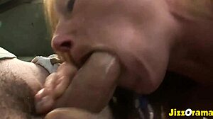 Mature amateur gets fucked in public