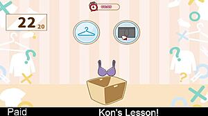 ready for kons lesson week 05 in this erotic anime hentai game?