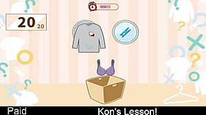 ready for kons lesson week 05 in this erotic anime hentai game?