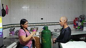 oh god, my husband's friend is fucking me so good, licking my ass and making me cum in this amateur lesbian anal scene