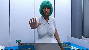 Stranded in Space: Waking Up to Curvy Hentai Tits