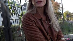 german scout picks up blonde vivi vallentine for casting fuck