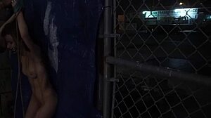 Anya Olsen's Rough Outdoor Public Webcam Domination And Bondage Sex