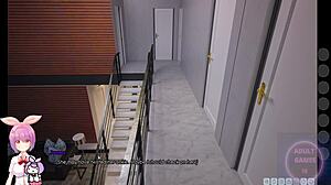 Big Tits Curvy Teen Explores Huge Boobs in Lust Academy