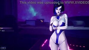 Hot Robot Slut In Subverse Episode Sucks Cock In Space With Big Tits