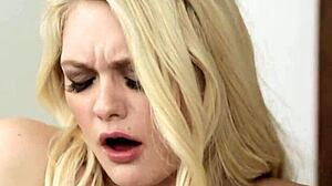 Busty milf and teen engage in lesbian foursome seduction