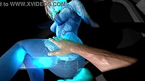 cortana sucks big dick in 3d