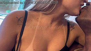 Monster cock devours blonde's pussy and ass in deepthroat anal