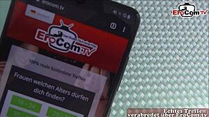 German Amateur MILF With Big Tits Fucks In Kitchen POV