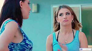 I practice kissing nickey huntsman and kristen scott in sweaty lesbian sex