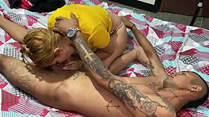 Stepsister asks for massage pretext to get fucked hard and cum