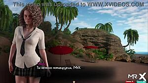 Treasure Of Nadia: Smart Girl Gets Anal Fucked On Beach In Episode 2-8