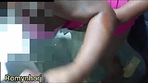 hot married woman calls husband cuckold while giving to another man, husband recording full of horniness