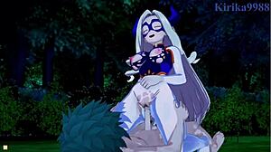 Tsuyu Asui And Mt Lady Engage In Intense Sex With Izuku Midoriya In My Hero Academia Hentai