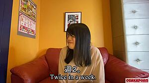 Cute 18-year-old Mao-chan gets creampied in casting interview. Her tiny frame shakes with every deepthroat thrust.