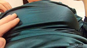 santa dives into milf's pussy for christmas gift?