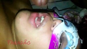 i got a wild facial from a latina bbw with huge natural tits in pov action