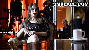 Can 19yo Alice endure boob whipping? She surprises at smplace com with bound endurance.