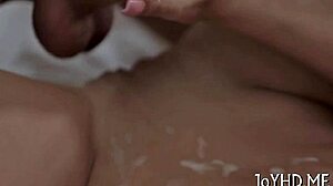 ramrod rams petite teen's twat and arsehole in contest.