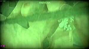 Giant futanari and bigtits milf aunty in bizarre hotel room - wow!