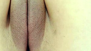 teen with a peachy shaved pussy