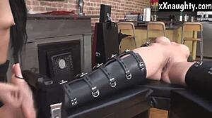 Blonde Lesbians Tied Up Having Weird Fun